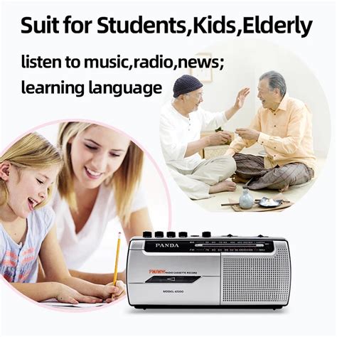 Портативный кассетный плеер, магнитофон Walkman, музыкальный динамик ...