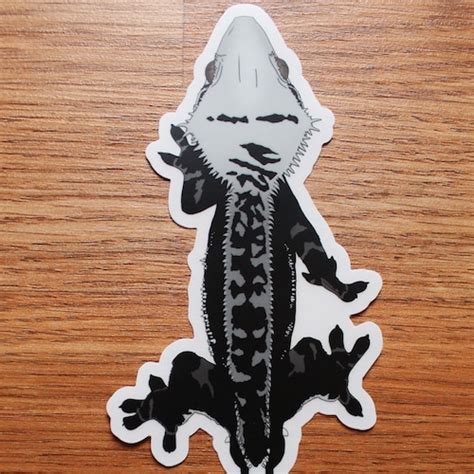 Crested Gecko Sticker Reptile Sticker Etsy