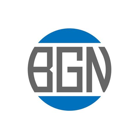 bgn letter logo design  white background bgn creative initials