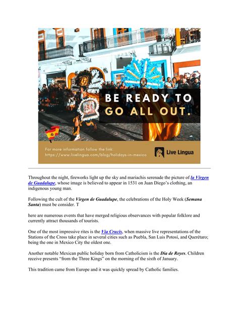 Holidays in Mexico | PDF