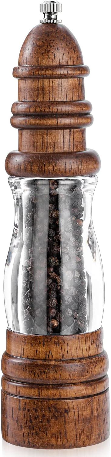 Amazon Leden Salt And Pepper Grinder Set Refillable Salt And