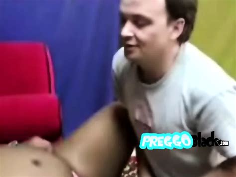 Knocked Up Ebony Babe Has A Tight Pussy To Fuck