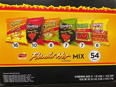 Frito Lay Flamin Hot Vty Chips Ct Dc Mailbox Groceries Alaska The