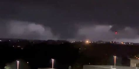 Tornado Emergency Issued Large Hail Spotted After Severe Storms Move Across Oklahoma Arkansas