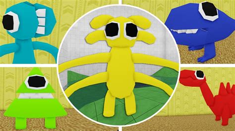 All New Yellow Teal Roblox Backroom Morphs Rainbow Friends Chapter 2