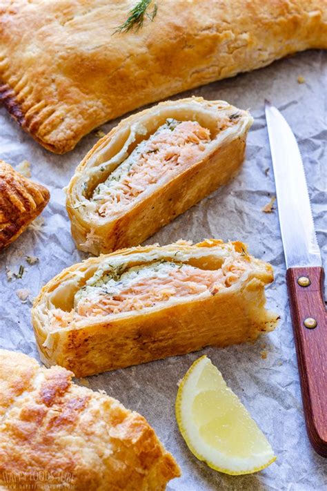 Salmon in Puff Pastry Recipe - Happy Foods Tube