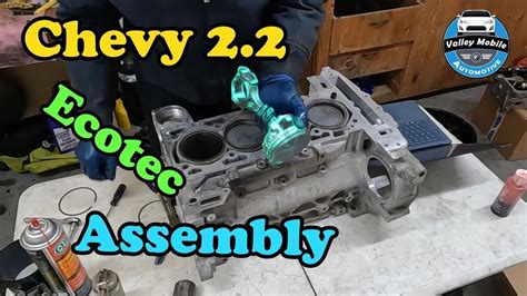 Chevy 22 Ecotec Engine Assembly Engine Rebuild Youtube