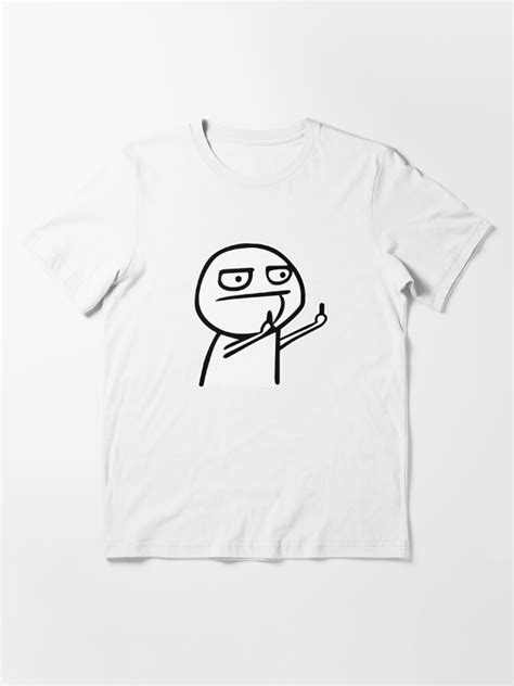 Funny Fuck Middle Finger Troll Face Meme T Shirt For Sale By Tobiasrobinson Redbubble