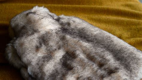 Luxury Faux Fur Hot Water Bottles Natural Bed Company