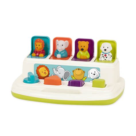 Pop Up Pals Pop Up Animal Toy For Babies And Toddlers Battat