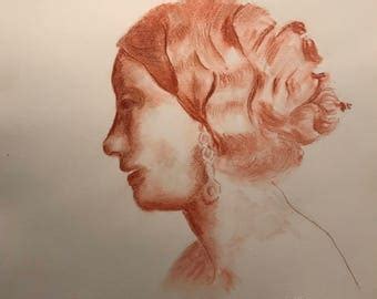 Figure Drawing Female Nude By Lucy Morar Fine Art Print