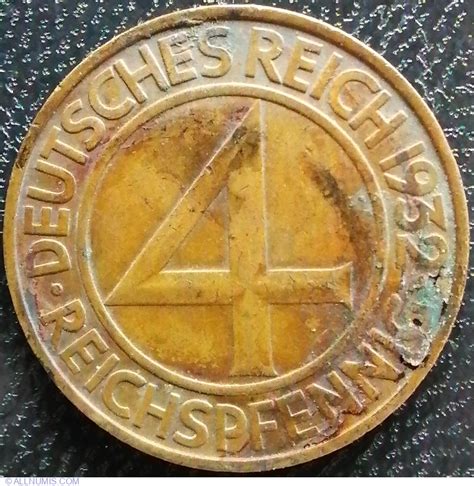 Reichspfennig D Weimar Republic Germany Coin