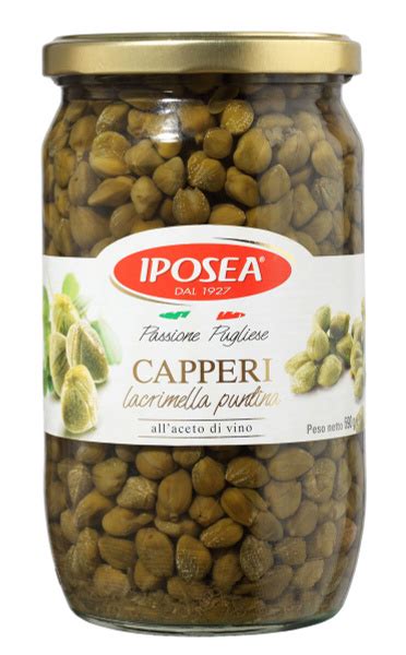 Каперсы IPOSEA Пунтина Лакримелла, в уксусе, 690 г - купить с доставкой ...