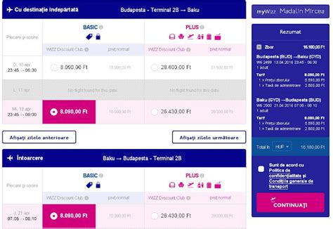 Zboruri Dus Intors Budapesta Baku Azerbaidjan De La Numai 52 Dus
