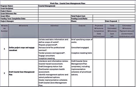 Excel Work Plan Template Room Surf