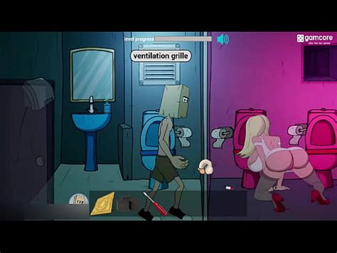 Fuckerman Prostituta follada anal en el baño del club Porno animado de dibujos animados en
