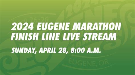 2024 Eugene Marathon And Half Marathon Live Stream YouTube