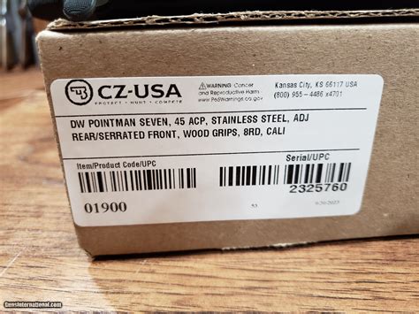 Dan Wesson 1911 Pointman Seven Pm 7 45 Acp For Sale