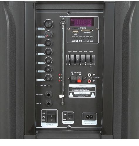 Колонка комбик на АКБ с двумя микрофонами 300-350 Вт