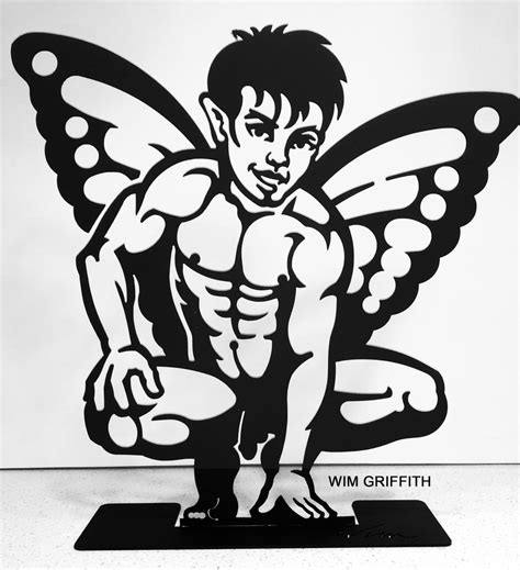 Fairy Inches Original Modern Masculine Gay Pride Lgbtq Etsy