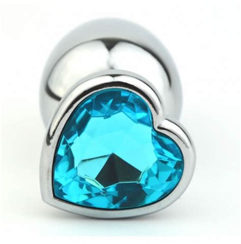 New Design Beautiful Heart Shape Jewelry Anal Plug Butt Beads Anus BDSM Gear