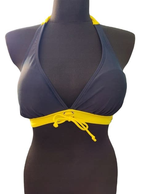 Góra Bikini Czarna Wiązana Niska cena na Allegro pl