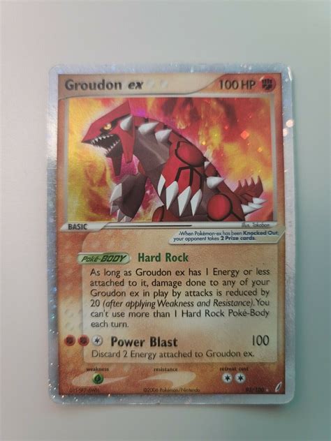 Mavin Groudon Ex 93 100 2006 Pokemon Card Crystal Guardians Ultra