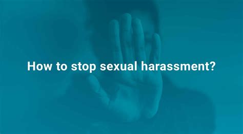 Stop Sexual Harassment