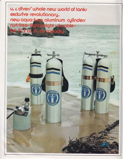 1971 US Divers Scuba Tanks This Is From The US Divers Aqua Flickr