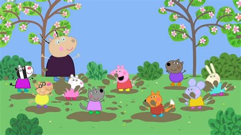 PEPPA PIG LOVES JUMPING IN MUDDY PUDDLES Peppa Pig English Episodes