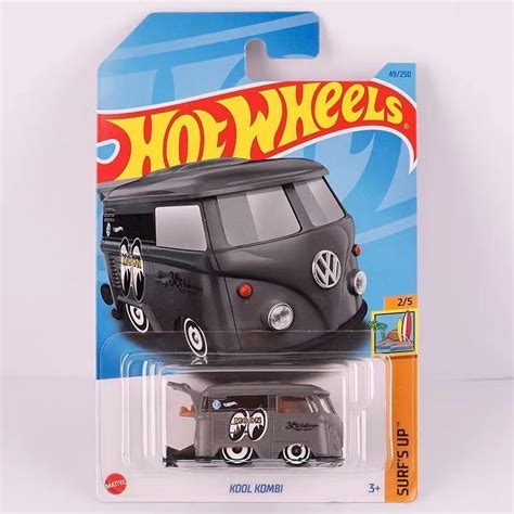 Hot Wheels Vw Kool Kombi Cinza Mooneyes Shopee Brasil