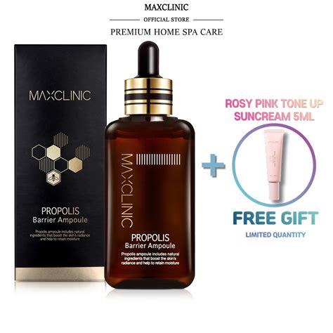 MAXCLINIC Propolis Barrier Ampoule (100ml) / Serum + [Sunscreen 5ml ...