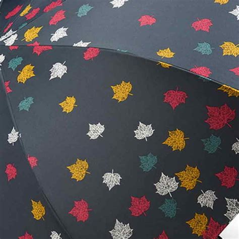 Happy Rain Pierre Cardin Easymatic Autumn Grey Folding Umbrella