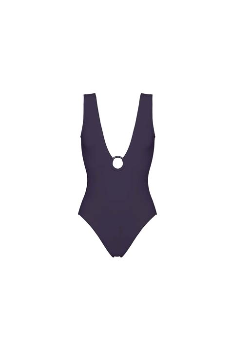 Micaela One Piece Plunge Bain De Minuit Alla Prima Lingerie Swim