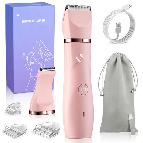 Yblntek Womens Bikini Trimmer In Pubic Hair Trimmer For Women Ipx Waterproof Electric