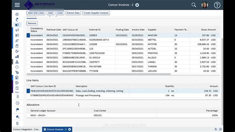 Vendor Invoices Integration Sap Concur And Sap Business Bydesign By