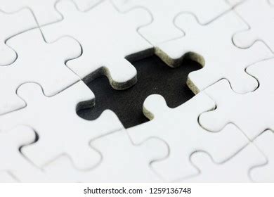 close jigsaw puzzles  missing stock photo  shutterstock