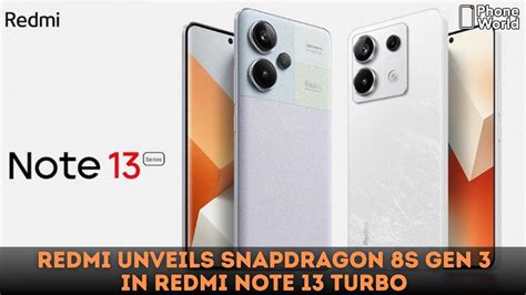 Redmi Unveils Snapdragon 8s Gen 3 In Redmi Note 13 Turbo