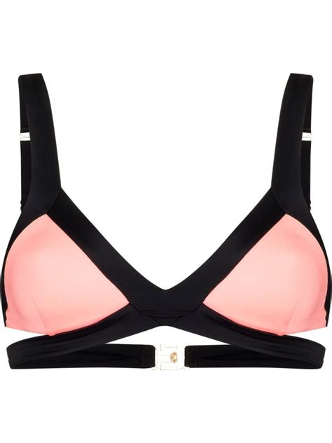 Agent Provocateur Mazzy Cut Out Bikini Top Pink Farfetch Ao