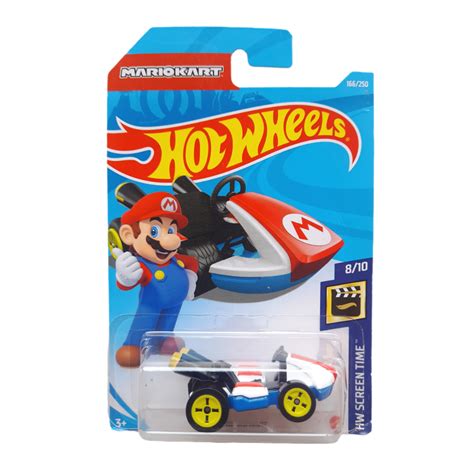 Hot Wheels Mario Kart Baby Mario Standard Kart Shopee Malaysia