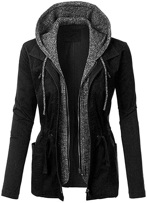 Le3no Womens Military Anorak Safari Jacket With Pockets Large Artofit