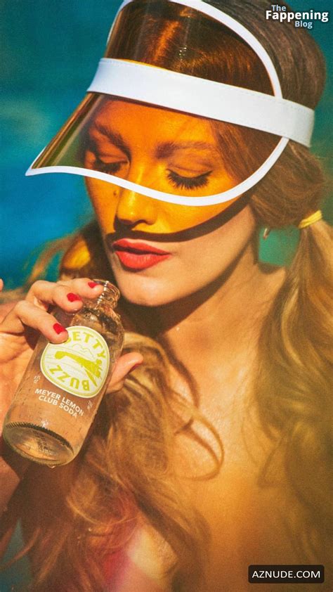 Blake Lively Sizzles In Red Bikini For Betty Buzz Photoshoot AZNude