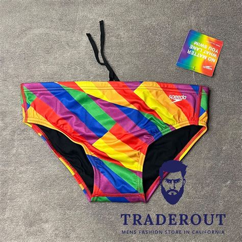 Gay Pride Speedo Swimwear Men Rainbow Colors Hot Sale Jkuat Ac Ke
