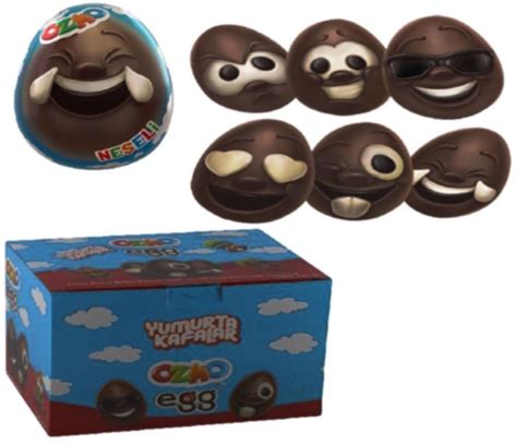 Solen Ozmo Chocolate Egg Faces 20 gr Pack of 24 | Wholesale Prices ...