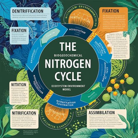 Labeled N2 process biogeochemical explanation Educational diagram with ...