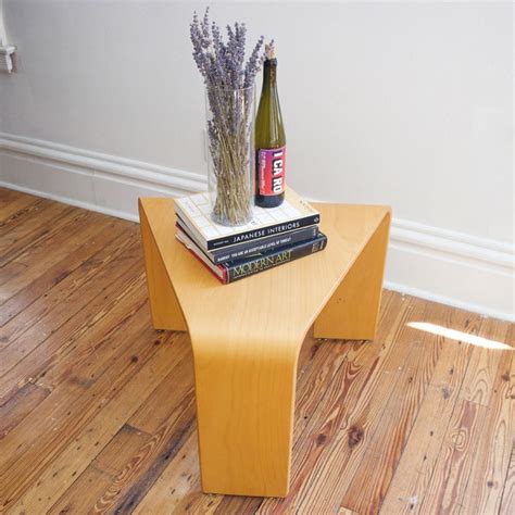 Mid Century Triangle Side Table Etsy