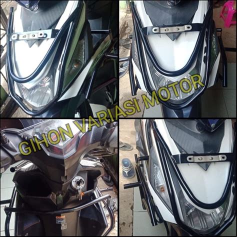 Jual CRASHBAR TUBULAR FRAME COVER BODYGUARD PELINDUNG BODY YAMAHA MIO