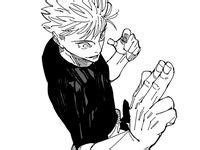 Gojo Satoru Full Body Drawing