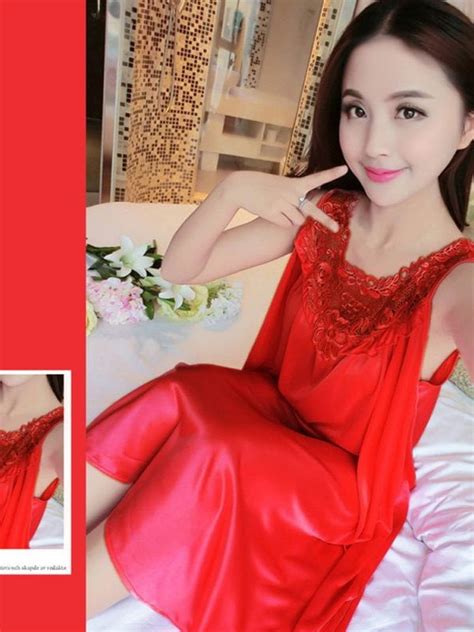Uccdo Women Sexy Satin Lace Pajamas Nightdress Lingerie Lace Sleepwear Walmart