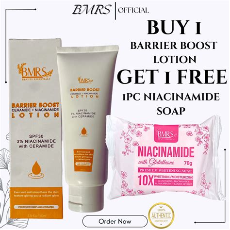 Promo Bundle Buy Bmrs Barrier Boost Ceramide Niacinamide Lotion Spf